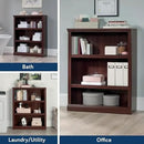 Sauder Miscellaneous Storage 3 Bookcase/Book Shelf, L: 35.28" x W: 13.23" x H: 43.78", Select Cherry finish by CozyNest Decor