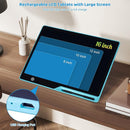 LCD Writing Tablet,16 Inch Colorful Screen Rechargeable Doodle Board Toddler Educational Toys for 3 4 5 6 Years Old Boys Girls Reusable Portable Drawing Tablet Christmas Toys Gifts for Kids (Blue) by TinyTreasures Baby Boutique