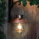 pearlstar Solar Lantern Outdoor Hanging Light Metal Farmhouse Solar Lamp with Warm White Edison Bulb Design for Garden Yard Patio Porch Decor (Brushed Copper) by GreenHaven Gardens