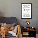 Before You Leave This Home Sign Wall Decor 16x11 Inch I Love You Inspirational Entryway Wood Framed Wall Hang Art (Black) by CozyNest Decor