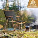 Outvita Portable Folding Camping Chair, Ultralight Low Beach Chair, Durable Aluminum Frame Armchairs for Hiking Concert Fishing Picnic, Supports 223Lbs by GreenHaven Gardens