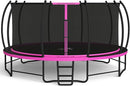 BCAN 8FT 10FT 12FT 14FT 15FT 16FT Recreational Trampoline with Enclosure for Kids Adults, ASTM Approved, Outdoor Trampolines with Ladder for Kids by TinyTreasures Baby Boutique