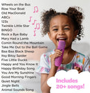 Move2Play, Karaoke Machine for Kids | Includes 20+ Kid Songs | 2 Microphones | Connect with Bluetooth | 3, 4, 5, 6, 7+ Year Old Gift | Toy for Girls, Boys, & Toddler | Birthday Present by TinyTreasures Baby Boutique