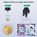 JL249PS 3 Lenses 10 Inch HDMI LCD Digital Microscope, UHD 4000× 24MP Biological Microscope with Prepared Slides, Coin Microscope for Full-Size Coins Error Coins, PC/TV Compatible, 32G Card by TinyTreasures Baby Boutique