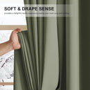 NICETOWN Thermal Insulated Blackout Curtains Room Darkening & Energy Saving Solid Grommet Top Plylux Curtain Panels for Home Decor Bedroom Windows, Dark Mallard, 52W x 63L in, 2 Panels by TinyTreasures Baby Boutique