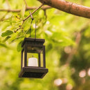 GIGALUMI 8 Pack Solar Hanging Lantern Outdoor, Candle Effect Light with Stakes for Garden, Patio, Lawn, Deck, Umbrella, Tent, Tree, Yard, Driveway-Warm White by GreenHaven Gardens
