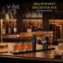 AR15 Whiskey Gun Decanter Set 1000 ml & 4 12oz Bullet Glasses by The Wine Savant