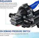 110V On Demand Water Pump 50 psi Water Pressure Booster for Home Utility Water Transfer Circulating Pump for Garden Hose Parts Washer Pump by GreenHaven Gardens