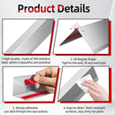 Stainless Steel Corner Guards 10 PCS Wall Corner Protector, 1 x 1 x 48 Inch Metal Corner Protectors for Walls, Silver by TinyTreasures Baby Boutique