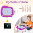 Smasiagon Toddler Toys Age 1-2 Year Old Boys Girls, Magnetic Drawing Doodle Board Valentines Day Gifts for Kids Educational Learning Toys for 1 2 3 Year Old Boys Girls Birthday Gifts (Purple) by TinyTreasures Baby Boutique
