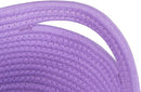 Baskets Bins for Shelf Storage Organizing/Cute Basket to Store and Organize Household Items/Woven Rope Basket for Living Room, Bedroom,Playroom,3 Packs Purple Basket by TinyTreasures Baby Boutique