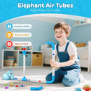 STEM Air-Powered Building Toys for Kids Ages 3 4 5 6 7 8+– Educational Air Tubes Toy& Turbine Set with 30 Foam Balls – Rechargeable Construction Kit for Boys & Girls – Fun Science Gift for Teens by TinyTreasures Baby Boutique