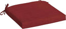 Arden Indoor/Outdoor Seat or Rocking Chair Cushion, 19 x 18, Water Repellent, Rain Proof, Fade Resistant Cushion for Rocking or Dining Chairs Ruby Red Leala by GreenHaven Gardens