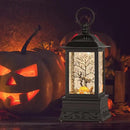 Halloween Snow Globe Black Cat Lantern, Glitter Lighted Snow Globes Halloween Decorations for Home, Light Up Snowglobe Halloween Décor by CozyNest Decor