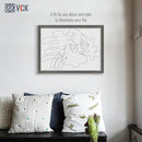 VCK 20x28 Picture Frame 3 Pack, Gray Solid Wood Poster Picture Frame, Exclusive Wood Grain, Wall Mounting Hanging by CozyNest Decor