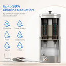 Waterdrop 2.25G Gravity-fed Water Filter System, with Silver Ions Enhanced Filtration with 2 Black Carbon Filters and Metal Spigot by CozyNest Decor