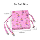 Toddler Booster Seat for Dining Table, Portable Kids Booster with Adjustable Safety Buckles, Non-Slip Bottom, Travel Cushion by TinyTreasures Baby Boutique