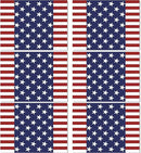 Memorial Day Placemats Set of 6 Patriotic Freedom Stars Place mats Veterans Day 4th of July Plastic Table Mats American Flag Holiday Washable Table Placemats for Party Dining by CozyNest Decor