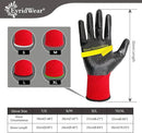 Evridwear Work Gloves with Grip Rubber Coated for Men Women Warehouse Mechanic,12 Pairs Bulk by GreenHaven Gardens