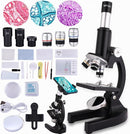 Microscope for Kids 40X-2000X, Microscope for Children 8-12 Years Old with LED Fill Light, Slides and specimens Ideal for School Labs Homeschooling by TinyTreasures Baby Boutique