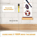 Personalized Name Growth Chart Wall Decor for Kids – Canvas Removable Height Chart Measuring Ruler 59" x 7.9" (Balls) by TinyTreasures Baby Boutique