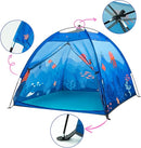 Undersea World Kids Play Tent, Kids Play Tent Foldable Pop Up Indoor Outdoor Party Undersea World Playhouse Tent Toy for Boys Girls-47 * 47 * 41 (Blue) by TinyTreasures Baby Boutique