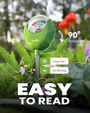RAINPOINT Soil Moisture Meter for Plants - Accurate Plant Water Meter for Houseplants and Outdoor Plants,Gardening,Farming,No Batteries Needed(Green) by GreenHaven Gardens