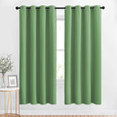 NICETOWN Forest Green Room Darkening Draperies and Curtains - Home Fashion Energy Saving Grommet Top Room Darkening Drape Panels for Bedroom (Set of 2 Panels, 52 by 72 Inch) by TinyTreasures Baby Boutique