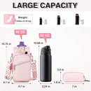 Water Bottle Carrier Bag with Strap, Water Bottle Holder Crossbody Bags for Women Men for Walking, Hiking,Cycling by TinyTreasures Baby Boutique