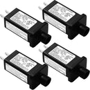 Replacement Yard Inflatable Adapter Power Supply Adaptor - 12V 1.0A 4Pcs - Inflatable Plug Replacement Class 2 Power Supply - for Christmas Tree Light/Thanksgiving Yard Blow Up Decorations by GreenHaven Gardens