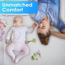 (2 Packs) Reusable Incontinence Bed Pads, washable bed pad, Heavy Absorbency (4-Layer) Waterproof Bed Pads 18"X24", nonslip & Skin-friendly, Multi-scenes tailor to Kids, Adults, Elderly & Pets by TinyTreasures Baby Boutique