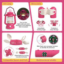 Kids Camping Set – an Outdoor Campfire Toy Set Featuring a Tent, Oil lamp, Stove, and More,Gift Idea for Girls Age 3+ Year Old Birthday Christmas by TinyTreasures Baby Boutique
