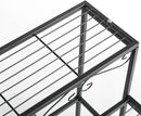 DOEWORKS 3 Tier Stair Style Metal Plant Stand, Garden Shelf for Large Flower Pot Display Rack Indoor Outdoor, Black by GreenHaven Gardens