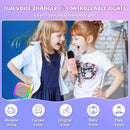 Mini Karaoke Machine for Kids Girls Boys - Birthday Gifts for Ages 4 5 6 7 8+ Year Old - 2025 New est - Portable Bluetooth Speaker with 2 Wireless Microphone - Kids' Instrument Accessories - Pink by TinyTreasures Baby Boutique