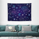 HZOHNAGO Boho Sun Moon Tapestry Purple Blue Sun Stars Galaxy Pattern Printed Wall Tapestry Wall Hanging for Bedroom Living Room Dorm 40" W x 30" H by CozyNest Decor