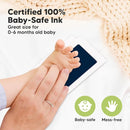 4-Pack Inkless Baby Hand and Footprint Kit - Mess Free Ink Pad for Newborn Keepsake, Dog Nose & Paw Print Kit, Clean Touch Ink Pad for Baby Hand & Footprints, Ideal New Mom Gifts (Navy) by TinyTreasures Baby Boutique