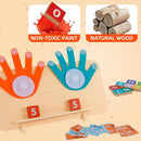 Preschool Learning Toys for Toddlers 3+ Years, Educational Number Counting Blocks for Kids, Homeschool Supplies for Math Manipulates, Finger Counting Math Toy, Montessori Toys for Kids Age 3+ by TinyTreasures Baby Boutique