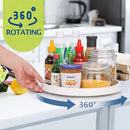 Set of 6, 10 Inch Non-Skid Lazy Susan Turntable, Lazy Susan Organizer for Cabinet, Pantry Organization, Kitchen Storage, Bathroom Sink Cabinet, Refrigerator, Countertop, Spice Rack (6 Pack 10 in) by CozyNest Decor