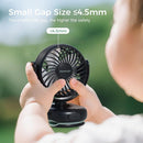 Momcozy Portable Fan with Clip | 4-Speed Mini-Fan for Carrier | Personal Fans Ultra Lighter 0.26lb | Gaps ≤4.5mm | Handheld Cooling | Rechargeable Rotate for Diaper Backpack/Stroller/Carrier/Chair by TinyTreasures Baby Boutique