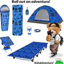 KidzAdventure 2 in 1 Indoor/Outdoor Tent for Kids, Small 1 or 2 Toddler/Kids Tent, Backpacking, Lightweight and Easy Pop up, Ideal for Backyard, Outside Camping, or Play Fort by TinyTreasures Baby Boutique