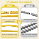 Gold Metal Arch Backdrop Stand 2 Set 7.2FT, 6.6FT Wedding Arch Stand Arched Door Frame for Birthday Party Baby Shower Ceremony Indoor Outdoor Celebration Decor (7.2FT, 6.6FT) by GreenHaven Gardens