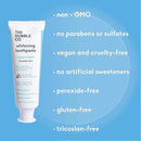 The Humble Co. Natural Whitening Toothpaste - Peppermint, Fluoride Free, Fresh Breath, Plaque Removal, Vegan & Cruelty Free, Non-Toxic SLS Free (5.5 oz, 2pk) by CozyNest Decor