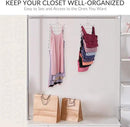ZEDODIER 3 Pack Tank Top Hanger, Space Saving Bra Hangers, Non-Slip Hanging Sport Bras Holder, Closet Organizers and Storage for Camisoles Tank Tops Bras Ties Swimsuits Strappy Dress, Silver by CozyNest Decor