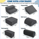 Jela Foam Blocks 6Pcs Soft Play Equipment Luxury Corduroy Fabric, Toddler Climbing Toys Indoor Soft Play for Toddlers by TinyTreasures Baby Boutique