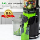 Juicer Machines,Aeitto Cold Press Juicer with 5.3“ Extra Large Feed Chute for Whole Fruits & Vegetables, Juice Extractor Machine, Self Feeding, Easy to Clean, High Juice Yield, Black by CozyNest Decor