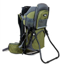 ClevrPlus Canyonero Camping Baby Backpack Hiking Kid Toddler Child Carrier with Stand and Sun Shade Visor, Army Green by TinyTreasures Baby Boutique