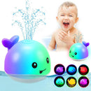 ZHENDUO Baby Bath Toys, Whale Spray Water Bath Toy, Sprinkler Bathtub Shower Toys for Toddlers Kids Boys Girls, Pool Toy for Baby (White) by TinyTreasures Baby Boutique
