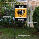 Virginia Commonwealth Rams Garden Flag with Stand Holder by GreenHaven Gardens