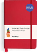 Anecdote 2026 Planner: A Monthly, Weekly & Daily Planner 2026 for Planning Your Success - A5 Size Hardcover Start Anytime and Achieve your Goals - Red by TinyTreasures Baby Boutique