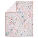 Lambs & Ivy Baby Blooms 3-Piece Pink Floral/Butterfly Baby Crib Bedding Set by TinyTreasures Baby Boutique
